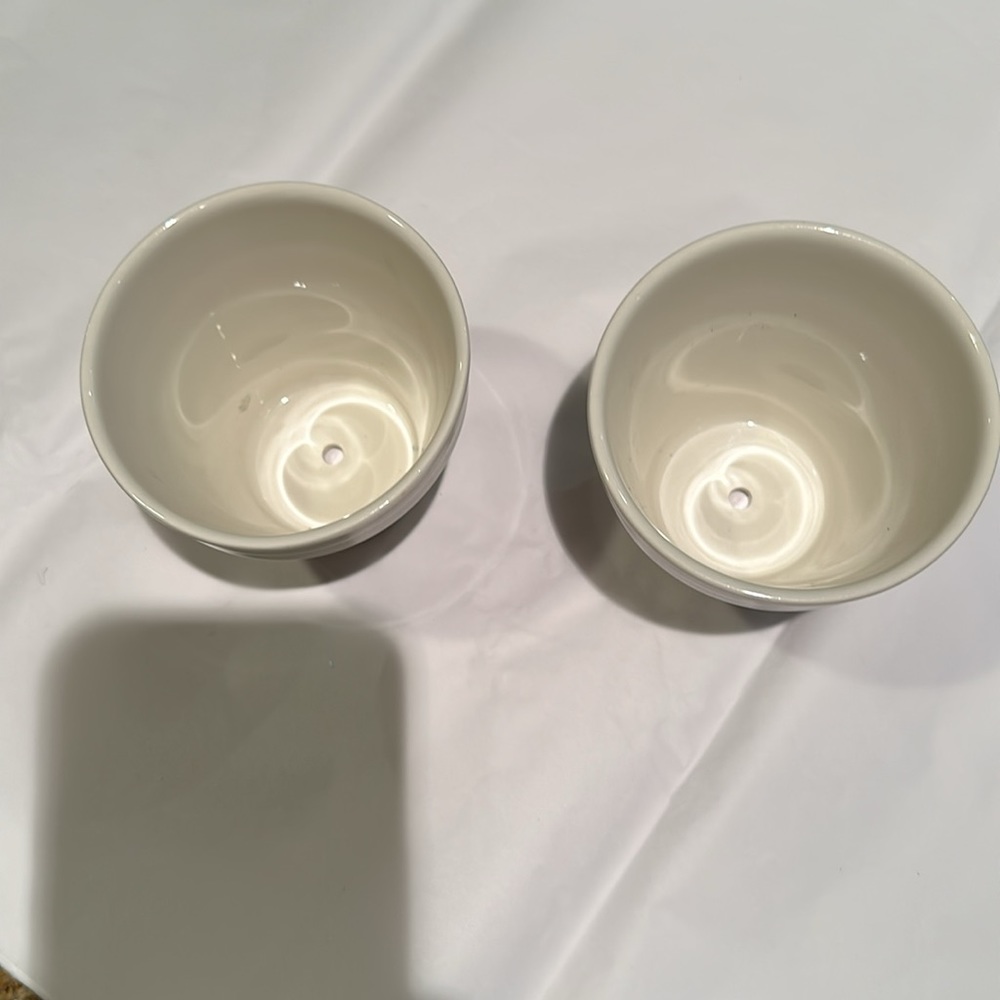 Vintage Laplau Ceramic Mini Flower Pot set of 2 - Picture 4 of 5